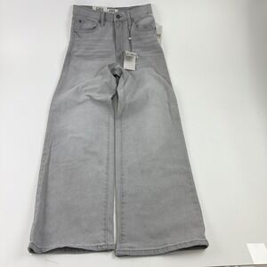 Robert‎ Rodriguez Sterling Gray High Rise Wide Leg Jeans Size 0 25